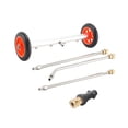 thumbnail image 4 of Terraxo Nettoyeur Haute Pression pour Châssis avec Acier Résistant à l'Usure, action de Nettoyage Puissante, Tiges d'Extension Incluses, Roues à Connexion Rapide Adaptées pour l'Entretien des Véhicules, Style de surface Extérieure, 4 of 8
