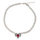 thumbnail image 1 of Collares con colgante de corazón Collares con colgante de amor de circón Collares de cadena gruesa, 1 of 5