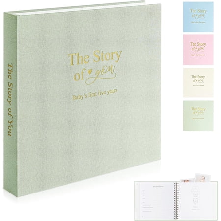 Timeless First 5 Years Keepsake Baby Memory Book for Boy or Girl