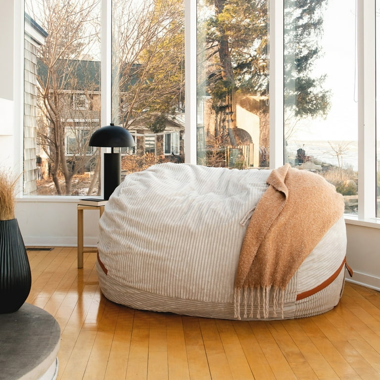 新品・未使用フェイラー♡フカフカBIGクッション Big Joe Fuf 8Ft Giant Foam Bean Bag Chair, Oversized Couch with