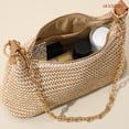 thumbnail image 6 of JASGOOD Beach Bags for Women Summer Straw Purse Boho Woven Shoulder Bag Vacation Handbag Crochet Purse, 6 of 10