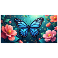 thumbnail image 1 of Colorful Floral and Butterfly Background Banner Backdrop Party Decorations for Garden Parties Outdoor Gatherings Spring Celebrations Photo Booths and Home Decor, 1 of 4