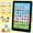 Blue, variant on Kids Tablet Toddler Learning Pad with LED Screen Teach Alphabet Numbers Word Music Math Early Development Interactive Electronic Toy for Boys & Girls 2 Years+