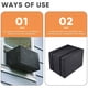 thumbnail image 4 of Cubierta de aire acondicionado para ventana exterior, cubierta de unidad de aire acondicionado para ventana exterior, negro a prueba de polvo (L), 4 of 5