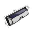 thumbnail image 2 of Luces solares para exteriores Super-Bright 202LEDs - Luces LED con sensor de movimiento solar para exteriores - para pared, poste, camino Jardín hasta - Alimentado por batería solar XianweiShao 9024715967589, 2 of 5