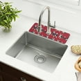 thumbnail image 5 of Cartoon Husky Red Kitchen Sink Splash Guard, Silicone Sink Faucet Mat Dry Out the Kitchen Bathroom, 5 of 7