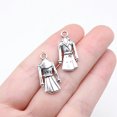 thumbnail image 2 of K-KED 70 Pcs Tibetan Silver Army coat Charms Pendant 23X11MM DIY Delicate Jewelry Making C11502-Tibetan Silver, 2 of 6