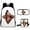 A08-White, variant on Adriel Favela Backpack 3 Piece Set Unique Daypack Fashion Crossbody Bag Hip Hop Rucksack