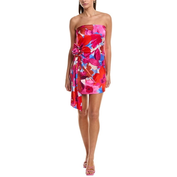 Ramy Brook womens Kit Silk-Blend Dress, 2, Pink