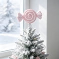 thumbnail image 5 of Beautynvta Christmas Candy Tree Topper, Plastic Lollipop with Spiral Base, Christmas Tree Topper for Party Decor, 5 of 6