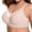 Pink, variant on Women's Wireless Comfortable Soft Bra Full Coverage Everyday No Show Bra with Support
