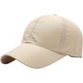 thumbnail image 1 of Gorra de béisbol 2023 para hombre y mujer, estilo clásico, de algodón lavado, ajustable, de perfil bajo, 10 Caqui Talla Única Caqui Talla Única Xishao ropa, 1 of 2