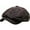 Dark Brown, variant on 100% Genuine Leather Dark Brown Mens Ivy Hat Golf Driving Ascot Flat Cabbie Newsboy