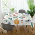 thumbnail image 3 of Yayeee Tablecloths 60" x 90" Rectangle Wrinkle Resistant Party Table Cover, Red Easter Eggs, 3 of 8