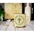 thumbnail image 4 of The Lord of the Rings Gondor Elven Script Ceramic Camper Mug, 4 of 7