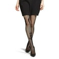 thumbnail image 4 of Natori Natori Dragon Toss Patterned Net Tights - Womens - Female, Large, Black, 4 of 4