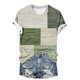 thumbnail image 1 of Camisas de Manga Larga para las Mujeres Suelto Ajuste Retro a Damas Impreso, Cuello Redondo Poliéster Casual Superior, 1 of 5