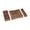 Acacia Wood, Bin Set (4 Piece), variant on Seville Classics Acaicia Wood Premium Organizer Storage Bins for Kitchen Silverware, Pantry, Closet, Office Desk, Pens, Utensils, Makeup, K Cup, Acacia Wood, Bin Set (10 Piece)