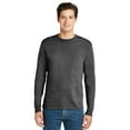 thumbnail image 2 of Fruit of the Loom Long Sleeve T-Shirt for Men, Women - Black Heather Casual Long Tee, Pack 6 Size-M, 2 of 5