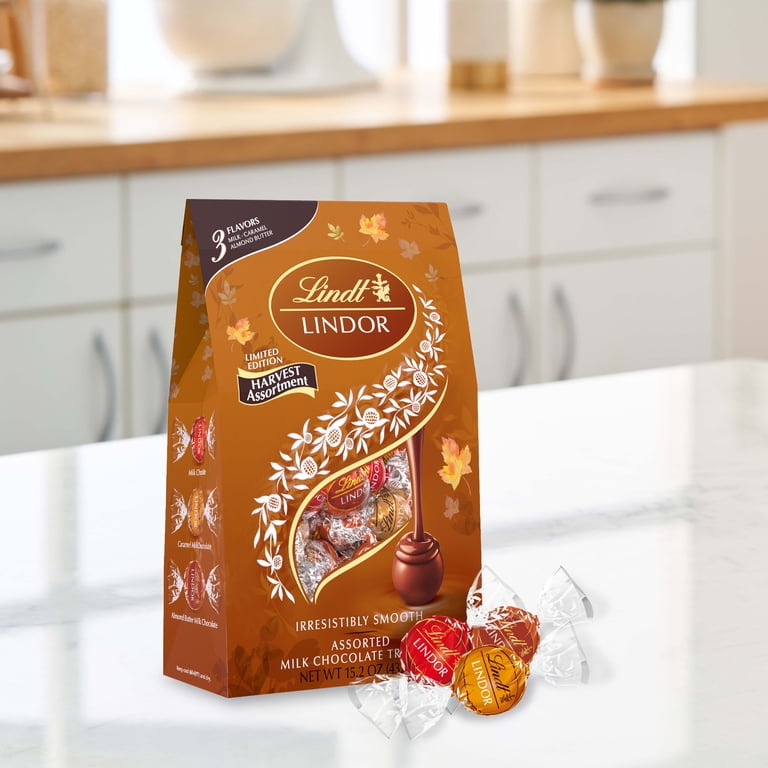 Lindt LINDOR Harvest Assorted Milk Chocolate Truffles, 15.2 oz