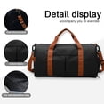 thumbnail image 3 of La bolsa de asas del viaje, bolsa del fin de semana para la bolsa del gimnasio de los deportes de la natación, 3 of 6