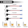 thumbnail image 4 of Unique Bargains 4 Types Add a Circuit 12V Fuse Tap with 5A Standard Mini Low Profile Mini  Fuse 1 Set, 4 of 6