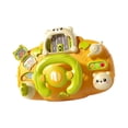 thumbnail image 2 of FashionCha Kids Steering Wheel Pretend Play Multifunctional Simulated Driving Controller Early Learning Toy for Preschool Pressing Desk yellow, 2 of 8