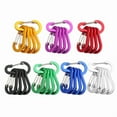 thumbnail image 4 of Multi-Use Carabiner Clips Carabiner Spring Clip D-Shape Clip Keyring Carabiner Hook for Hammocks Camping Hiking Fishing, 4 of 10