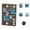 Blue (24PCs), variant on Wovilon Christmas Decorations Christmas Decorations Christmas Gift Package Combination Christmas Tree Pendant Christmas Set