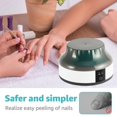 thumbnail image 6 of Steam Nail Remover, Black - Nail Soaking Bowl Nail Polish Remover Machine Silicone Heating Nail Steamer Remover Steam Nail Remover Manicure Bowls for Nail Polish Or Gel Nail Polish Makeup Organizers, 6 of 8