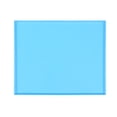 thumbnail image 1 of 1Pack Blue Rectangular Silicone Pet Food Mat for Dog Feeding Time 12.2X10.2X0.2in, 1 of 8