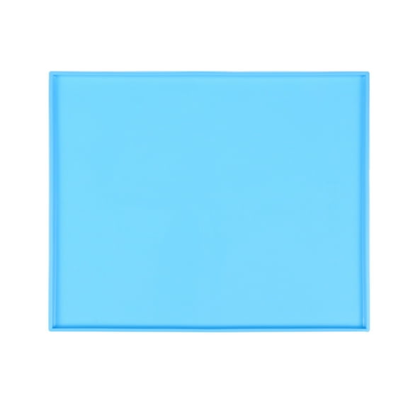 PBPBOX Washable Dog Food Mat Silicone Placemat Premium Cold Resistant Blue 1Pack