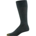thumbnail image 2 of GOLDTOE Edition Mens Comfort Top Flat Crew Socks, 3-Pack, 2 of 4
