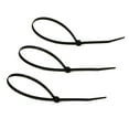 thumbnail image 2 of 100pcs Cable Ties 3x150mm Reusable Standard Self-locking Plastic Nylon Wire Zip String Tie,Black, 2 of 9
