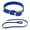 Blue, variant on Regal Dog Products Waterproof Collar & 5ft Leash Set Heavy Duty Biothane