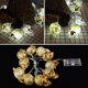 thumbnail image 3 of Tira de luces de calavera con cara puntiaguda, 1,5 m, 10LED, tira de lámpara de noche interior para Halloween, blanco puro, 3 of 8