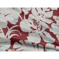 thumbnail image 5 of oneOone Rayon Red Fabric Floral & Leaves Sewing Craft Projects Fabric Prints By Yard 56 Inch Wide, 5 of 5