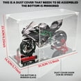 thumbnail image 4 of Anmyjuly Die Cast Kawasaki Ninja H2R Racing Motorcycle Model, 1:6 Scale, Alloy Collection, Birthday Gifts, 4 of 12