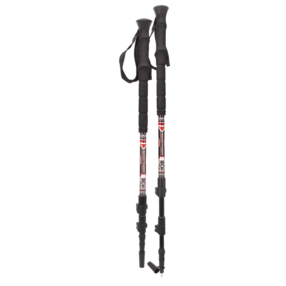 The Amazing Quality Yukon Charlie's Carbon Lite Trekking & Snowshoe Pole Red by