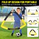 thumbnail image 4 of Set de Porterías de Fútbol para Niños VAVOSPORT 122x91 cm Plegable y Portátil, 4 of 6
