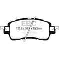 thumbnail image 2 of EBC Brakes Yellowstuff 4000 Series Street and Track Brake Pad Set Fits select: 2017-2018 TOYOTA YARIS IA, 2016 TOYOTA SCION IA, 2 of 4