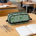 thumbnail image 6 of Oioii Six-Layer Large Capacity Pen Case with Soccer Print, Multi-Layer Durable Stationery Bag for s, Spacious Pencil Box for Supplies Organization,A, 6 of 7