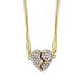 thumbnail image 1 of Sentmoon Necklaces for Women Dainty Necklace Magnetic Patchwork Necklace Multi-layer-studded Magnet Necklace Heart-shaped Necklace Temperament Clavicle Chain, 1 of 4