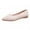 Beige, variant on ZTTD Fashion Women Pointed Toe Slip-On Shoes Solid Color Jobs Single Shoes Peas Shoes