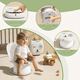 thumbnail image 3 of Asiento Entrenador Infantil Plegable Portátil Xtellar Verde/gris, 3 of 3