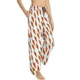 thumbnail image 6 of Salouo Carrot Print Women's Pajama Pants Casual Loose Sweatpants PJs Flowy Pants Drawstring Palazzo for Women Wide Leg Pants Lounge Pajama -X-Large, 6 of 8