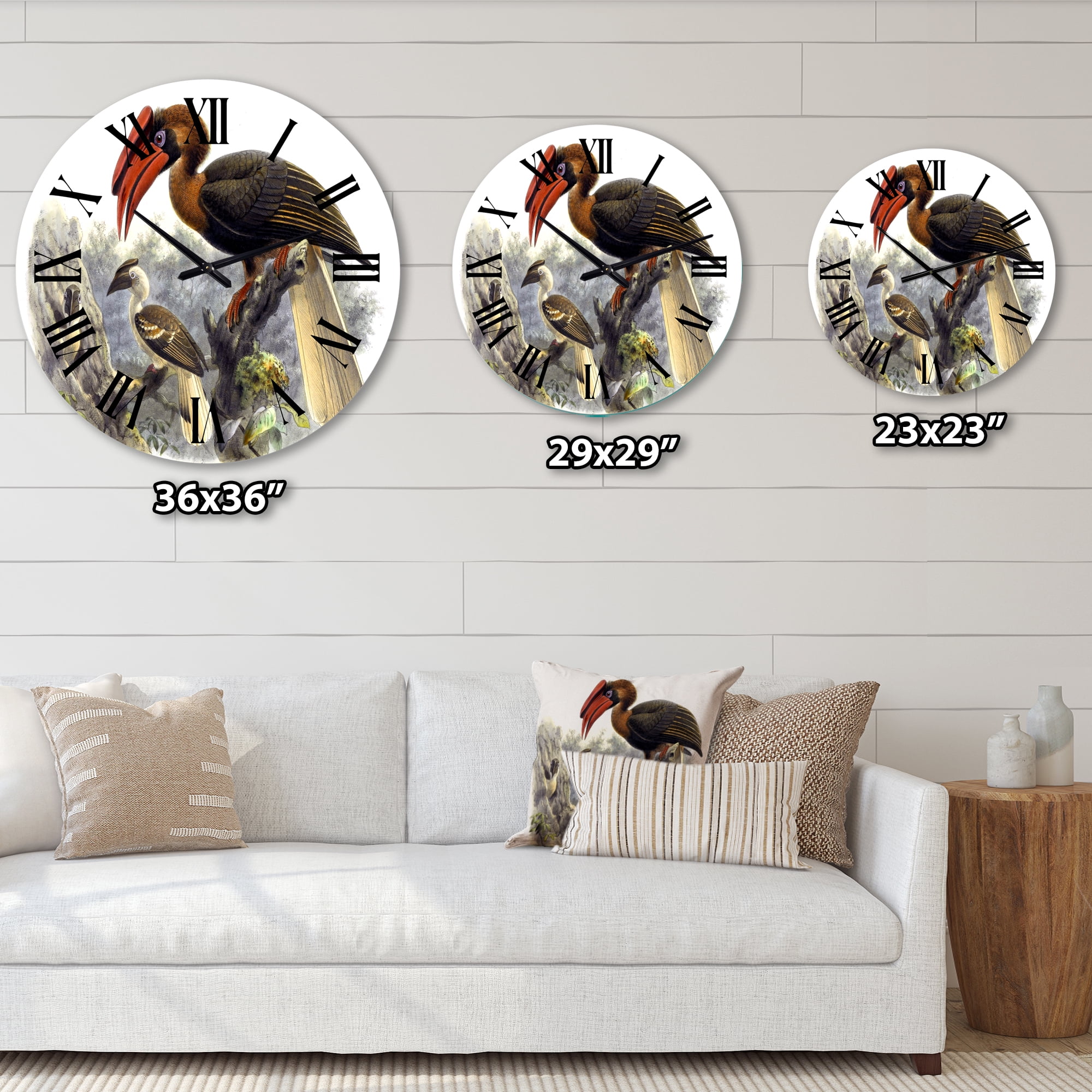 Designart 1 in Quartz Traditional Wall Clock