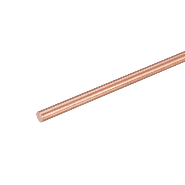 Unique Bargains 4mm Dia. 100mm Length Solid Copper Round Rod Lathe Bar Stock for DIY Craft