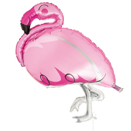 Giant Flamingo Foil Balloon, 45in