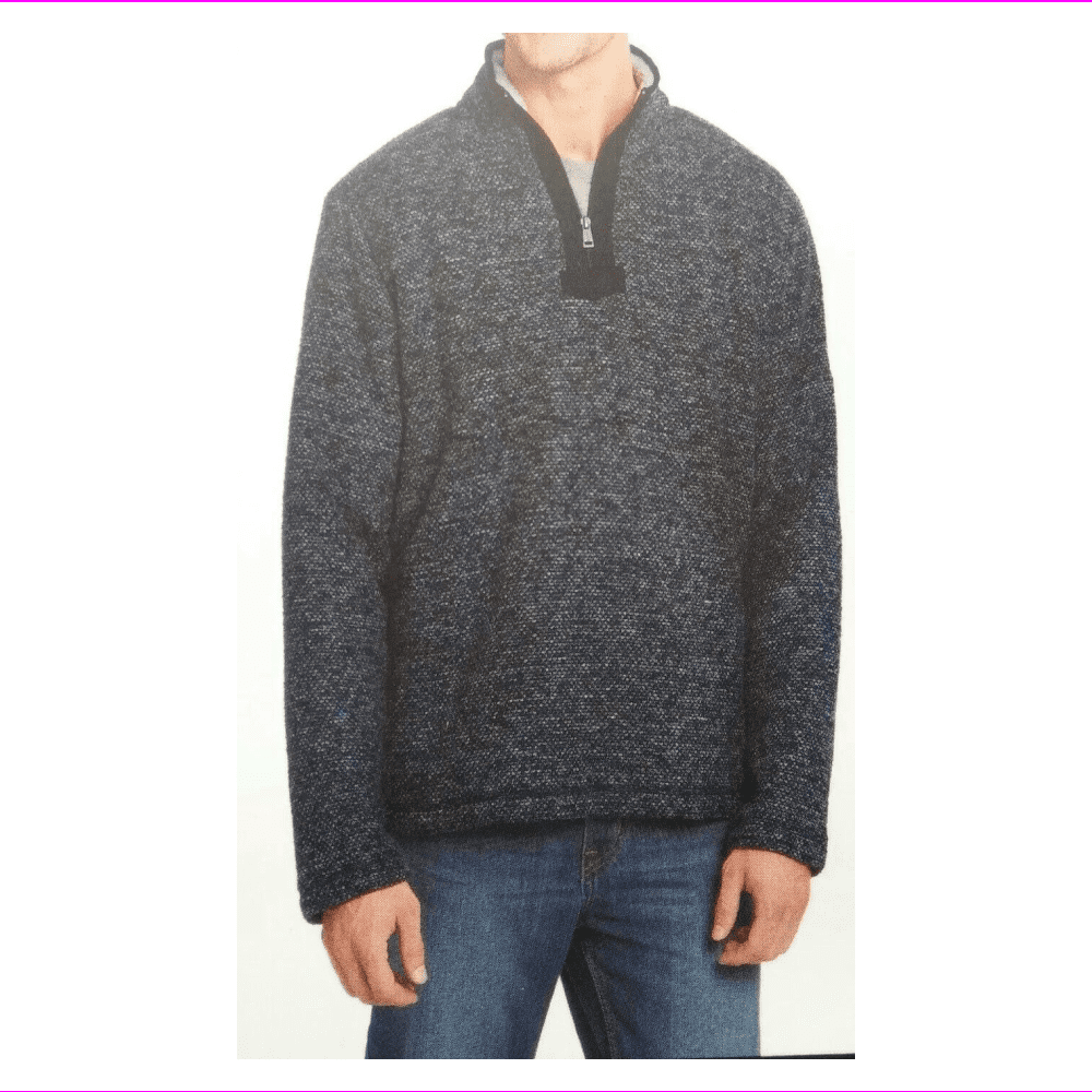 mens sherpa pullover